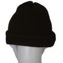 Mens Slouchy Long Beanie Knit Cap for Summer Winter Oversize brown