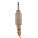 3.5mm Jack Plug Mini Clip On Microphone Mic With Tie Collar Shirt Clip Beige