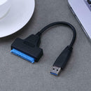 0.2M/7.87" USB 3.0 to SATAIII Converter OTG Adapter Cable for 2.5" HDD SSD