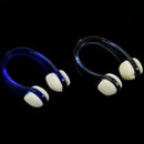 Swimming, diving, plastic nose clip screen protector, 2 pieces, blue / blac H3P9