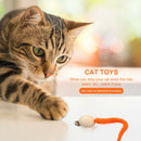 Cat Worms Wooden Ball with Bell Pet Kitten Interactive Teasing Playing Toys