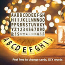 2m 10 LEDs String Fairy Lights Box DIY Letter Garland Holiday Party Lamps