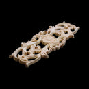 Rubber Wood Carved Applique Retro Furniture Crafts Decor New(22.5*8cm)
