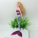 3Pc Glittering Mermaid Clothes Accessories Girls Gift Fit 30cm  DollYF BX