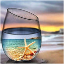 5D DIY Full Round Drill Diamond Painting Fantasy Cup Cross Stitch (jh394) A