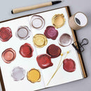45pcs/set Wax Seal Decorative Stickers DIY Scrapbooking Stationery Stickers