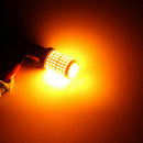 1Pc Amber Led Bulb BAU15S 1156 Turn Signal Light PY21W 144SMD Canbus Accessory