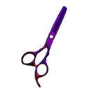 6 Inch Pro Pet Dog Grooming Scissors Set Flat Shear Tooth Shear Purple Kit S8A6