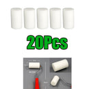 20Pcs 6cm Mini Wall Roller Foam Covers Refills Household Smooth & Flat