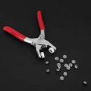 9.5mm Prong Metal Ring Snap Studs Fastener Hand Pressing Pliers Button To CMK
