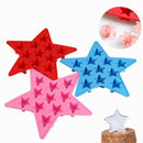 Silicone Fondant Mold Cake Decorating Chocolate Baking Mould Tool DIY Star Pink