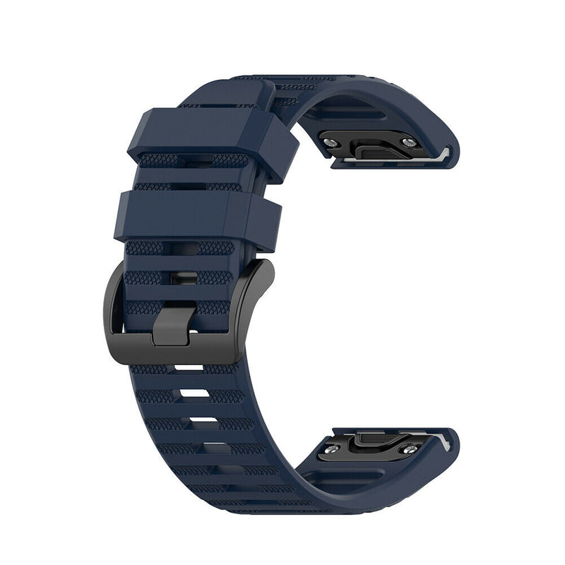For Garmin Fenix 6X 6X Pro 5X 5X Plus 3 HR 26mm Silicone Strap Band Bracelet
