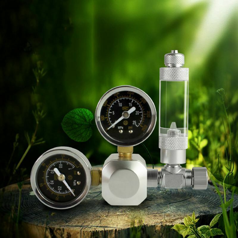 Aquarium Co2 Regulator Tank Live Plant Flow Pressure Control Check Valve Bu