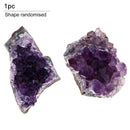 Jewelry Making Mineral Quartz Rock Purple Crystal Stone Amethyst Point Curtain