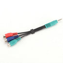 3.5mm Mini AV Male To 3RCA Female Audio Video Cable Stereo Jack Adapter Cord  Hn