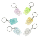 2Pcs 15 Meters Dental Floss Keychain Mini Health Hygiene Key Ring Portab OZ