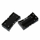 5 Pcs Black Plastic 2 x 3.7V 18650 Batteries 4 Pin Battery Holder Case P4V1