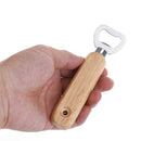 Wood Handle Bartender Bottle Opener Wine Beer Soda Glass Opener Kitchen  Bj