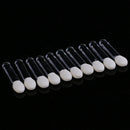 10pcs Single Head Eye Shadow Brush Transparent Rod Eyeliner Brush stick toolsJ3C