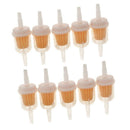Motorcycle Clear Inline Gas Magnetic Fuel Filter 1/4" 5mm 6mm Engine Parts
