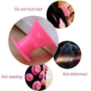 30PCS DIY Silicone Hair Curlers Set Kit Soft Rollers Hair Care No Hea E7D3