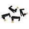 4pcs Violin Fine Tuner Adjuster with Copper Plating Screws for 3/4 4/4 Size