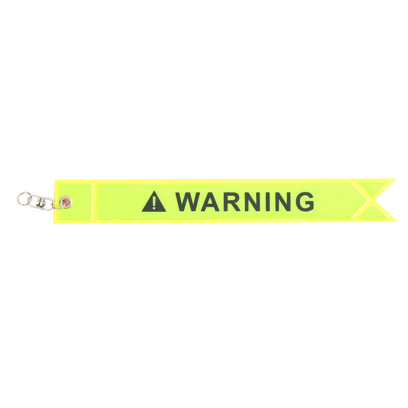 225x30mm Universal Car Rear Hanging Reflective Strap Safety Warning Ribbon