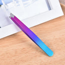 1pcs Stainless Steel Tweezers for Hair Eyebrow Plucker Nail Beauty SlantedF3C