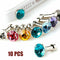 10pcs Dust Plug 3.5mm Universal Phone Earphone Jack Plug Dust-proof Stopper Cap