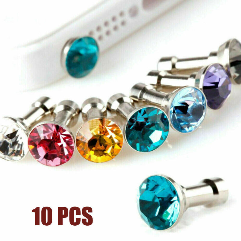 10pcs Dust Plug 3.5mm Universal Phone Earphone Jack Plug Dust-proof Stopper Cap