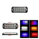 Car Pickup Vehicle Emergency 12 LED White Strobe Flash Light Dash Lamp