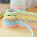 5 rolls colorful cute tape adhesive sticky paper masking tape crafts deBX