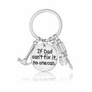 If Dad Can't Fix it No One Can Hand tools Keychain Keyring Gift For Dad Father
