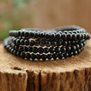 The dual Buddhist Buddha Prayer Beads Tibetan Sandalwood Bracelet Necklace MO