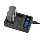 1X(Bp-511/511A Usb Lcd Display Dual Port Battery Charger For Eos 1000D,Eos