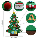 Kids Felt Christmas Tree Ornaments Xmas Gift DIY Door Hanging Wall Decor U5Q1