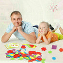 130 Blocks Wooden Blocks IQ Puzzle Box Kids Toys Creative Dissection Toys V V2L8