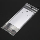 100 Sets Ear Hooks Earring Display Cards 9cmx5cm with Self Adhesive Bags 15