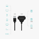 USB 3.0 to SATA 3 Adapter Cable 6 Gbps 2.5inch External SSD HDD Hard Disk Drive