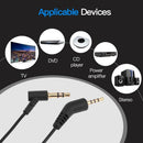1.5m 2.5mm Male to 3.5mm Male Audio Headset Cable for Bose QuietComfort QC3 A