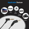 1.5m 2.5mm Male to 3.5mm Male Audio Headset Cable for Bose QuietComfort QC3 A