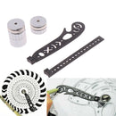 Magcon Ultimate Design Tool Mini Compass Protractor Combo-Circles Drawing To%!