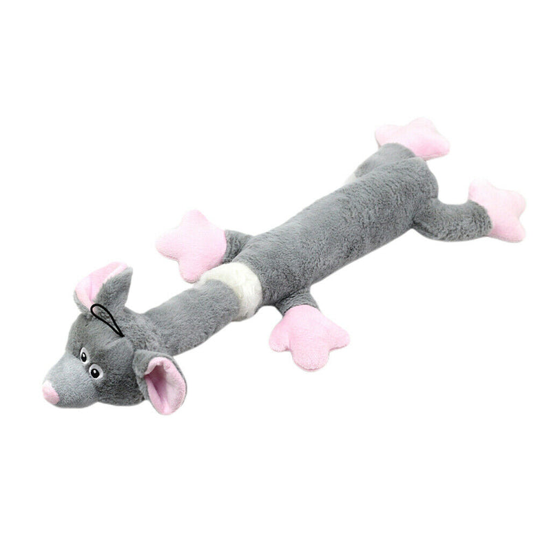 Pets Chewing Toys with Squeakers for Small Dogs & Large Dogs - Gray Mouse