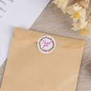 500Pcs/roll Floral Thank You Stickers seal label scrapbooking Xmas New Year Gif@