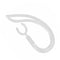 Replacement Spare Earhook Bluetooth Headset Ear Hook Loop Earloop 10mm