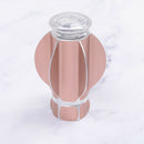 Curtain Rod Roman Rod Decoration Head Rod Plug Aluminum Alloy Flower Head D D3F7