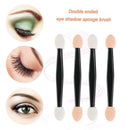 Lot 100pcs Disposable Dual Sides Eye Shadow Sponge Applicator Makeup Brush POZ