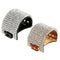 2Pack Blingbling Hair Grip Claw Clip Womens Teethed