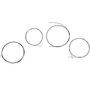 4Pcs/set Ukulele black strings U102 nylon strin3c