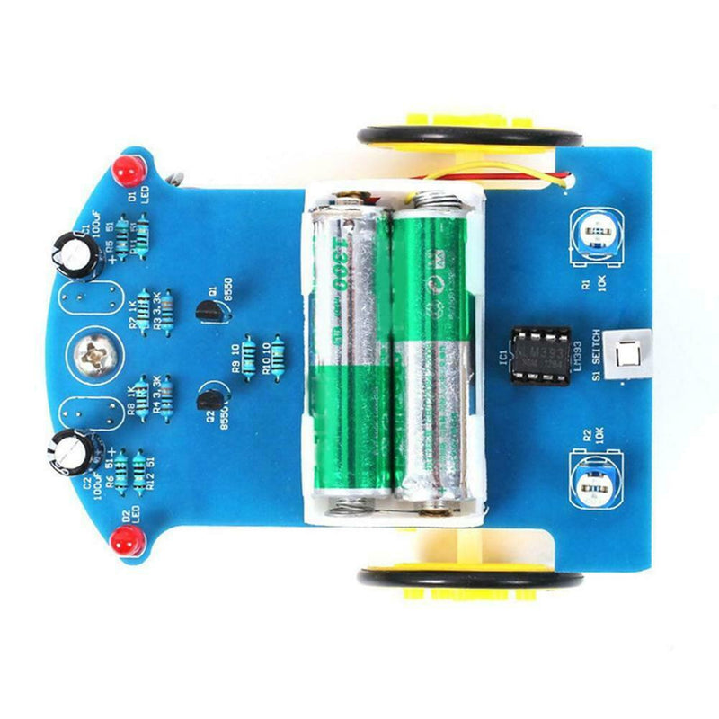 D2-1 Intelligent Tracking Line Smart Car Kit TT Motor Electronic DIY Kit